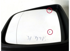  Side mirror and its details 