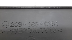  Front bumper number plate holder 