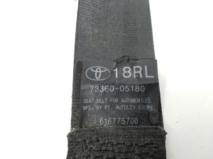  Rear seat belt 