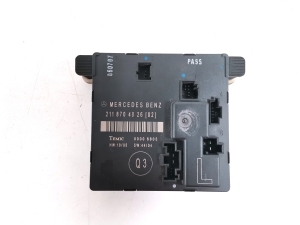  Rear side door control unit 