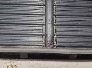  Air deflector for intercooler radiator 